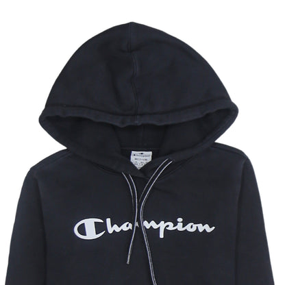 Womens UK Size M Champion Black Pullover Hoodie
