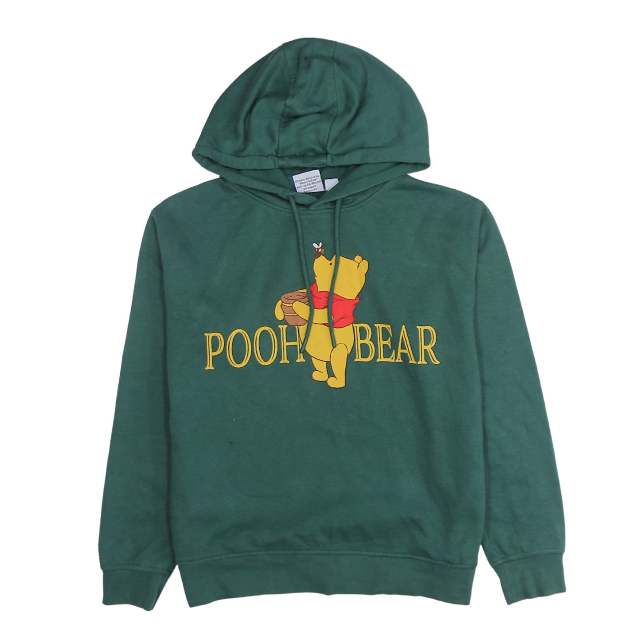 Womens UK Size S Disney Green Pullover Hoodie