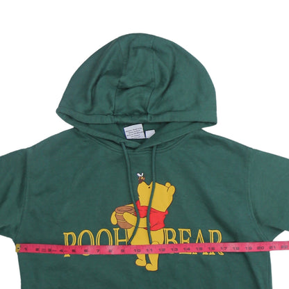 Womens UK Size S Disney Green Pullover Hoodie