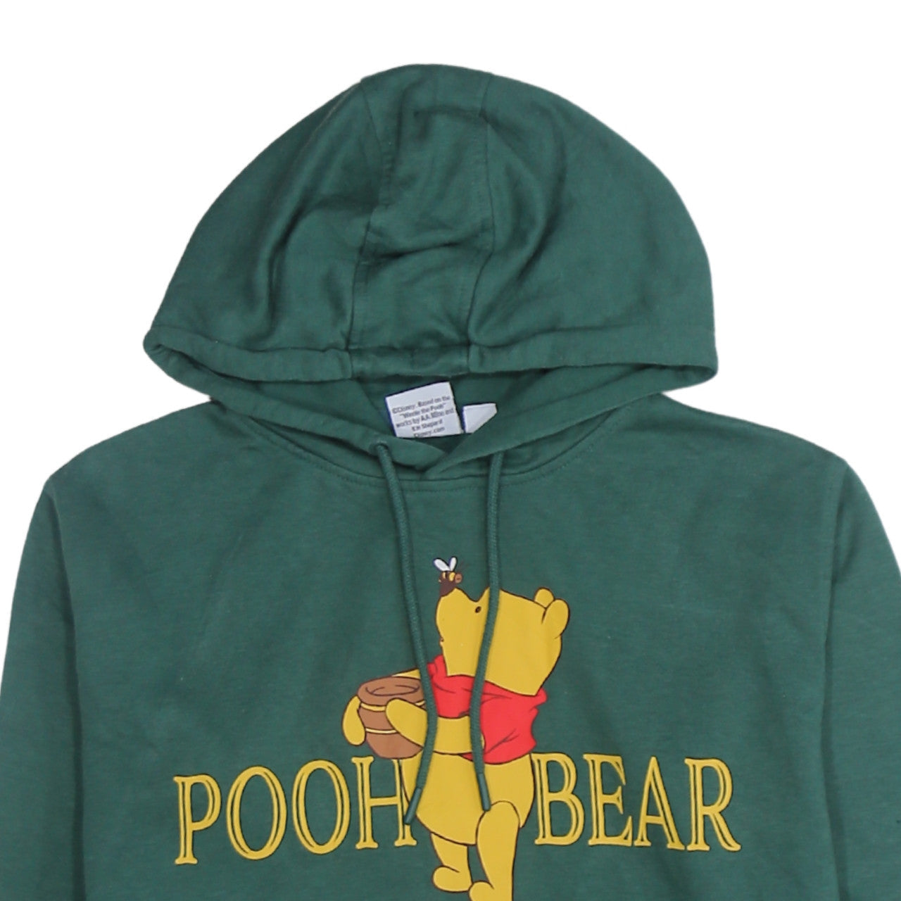 Womens UK Size S Disney Green Pullover Hoodie