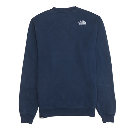 Mens UK Size S The North Face Blue Pullover Sweatshirt