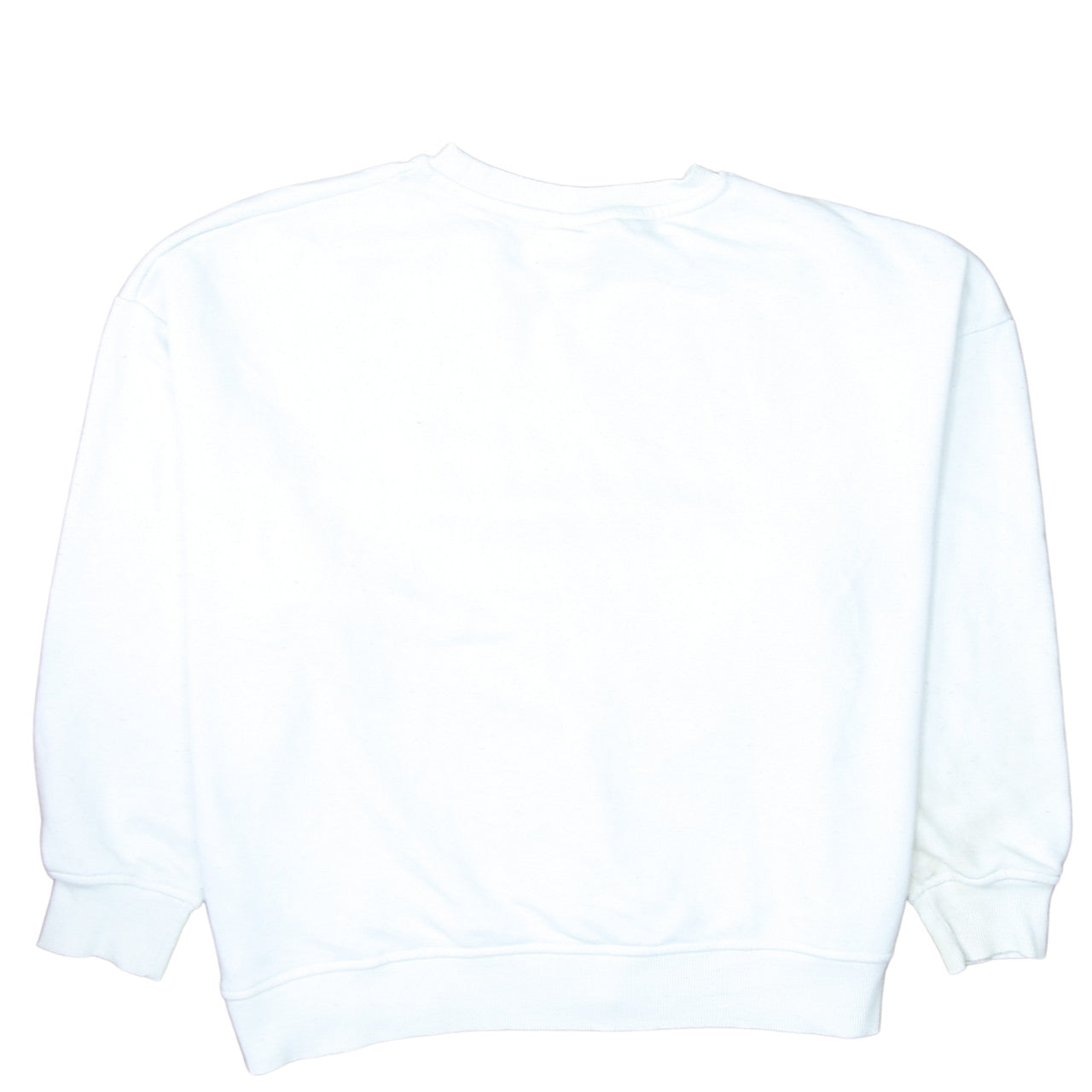 Unisex Adults UK Size L Primark White Pullover Sweatshirt