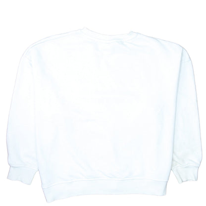 Unisex Adults UK Size L Primark White Pullover Sweatshirt