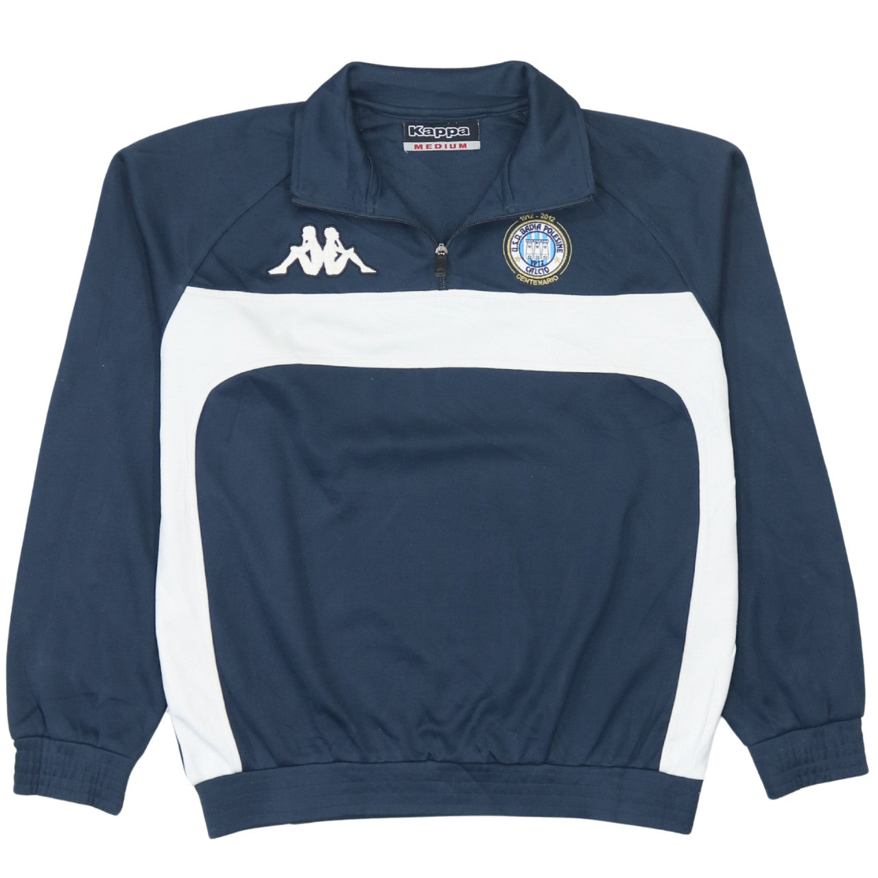 Mens UK Size M Kappa Blue 1/4 Zip Sweatshirt