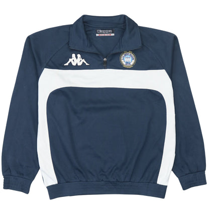 Mens UK Size M Kappa Blue 1/4 Zip Sweatshirt