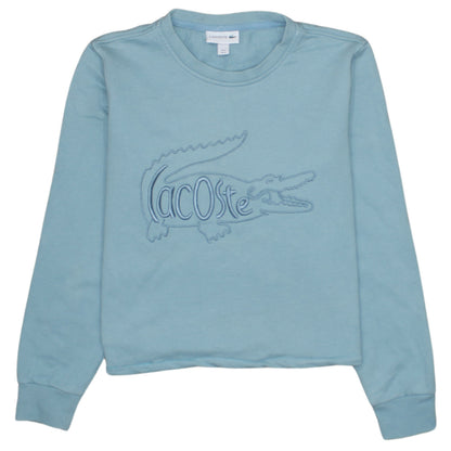 Mens UK Size S Lacoste Blue Pullover Sweatshirt
