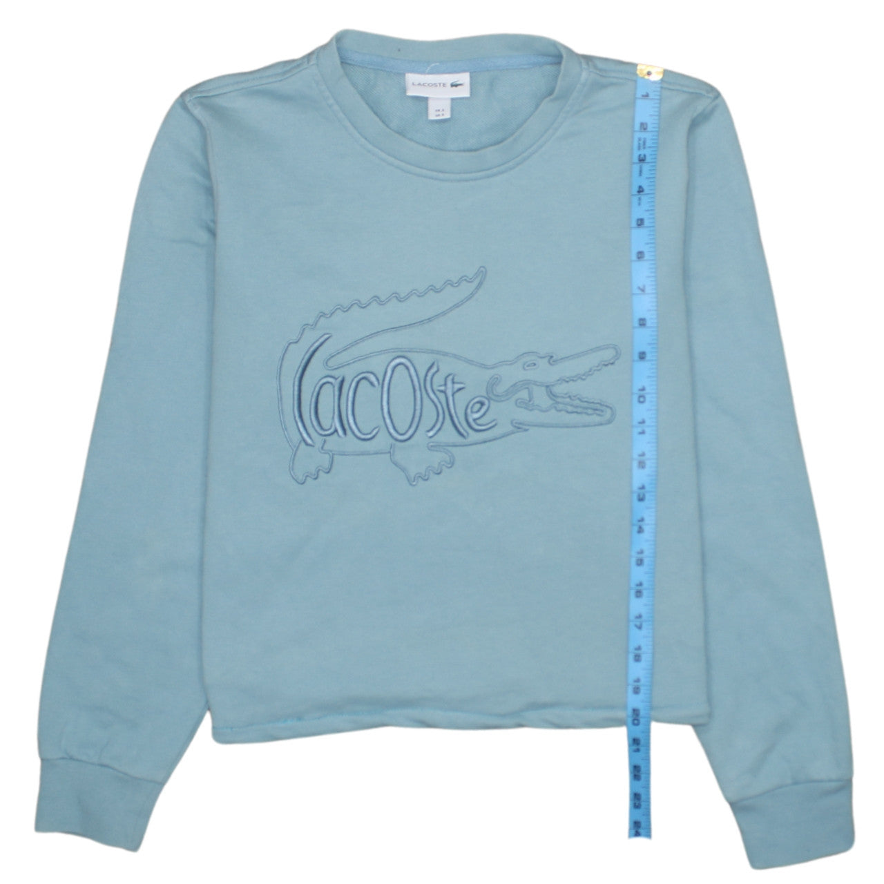 Mens UK Size S Lacoste Blue Pullover Sweatshirt