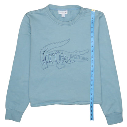 Mens UK Size S Lacoste Blue Pullover Sweatshirt