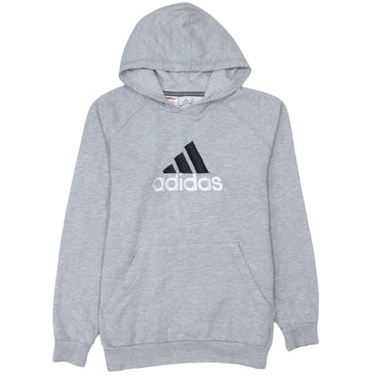 Boys UK Size 10 Years adidas Grey Pullover Hoodie