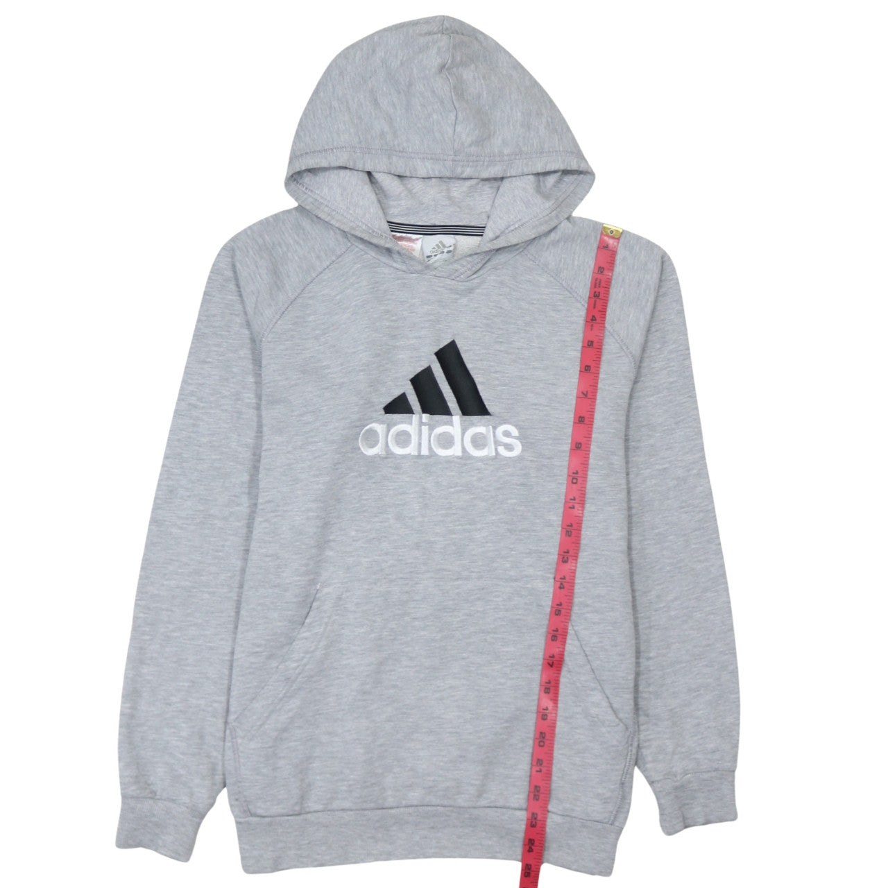 Boys UK Size 10 Years adidas Grey Pullover Hoodie