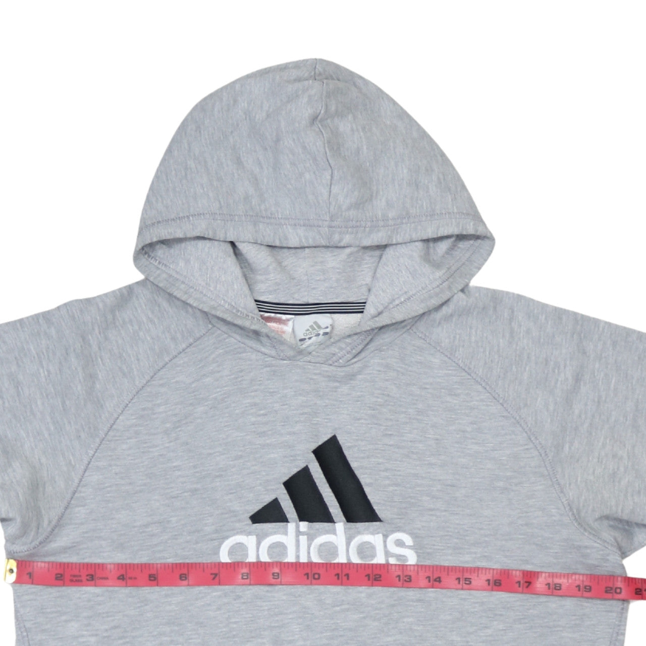 Boys UK Size 10 Years adidas Grey Pullover Hoodie