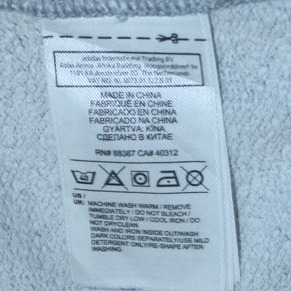 Boys UK Size 10 Years adidas Grey Pullover Hoodie