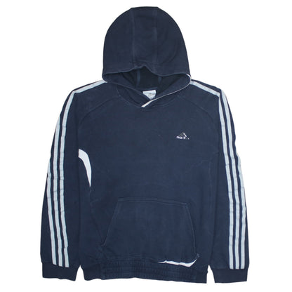 Mens UK Size S adidas Blue Pullover Hoodie