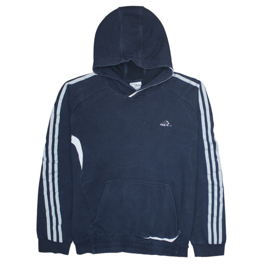 Mens UK Size S adidas Blue Pullover Hoodie