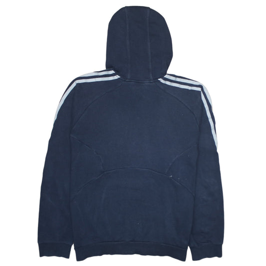 Mens UK Size S adidas Blue Pullover Hoodie