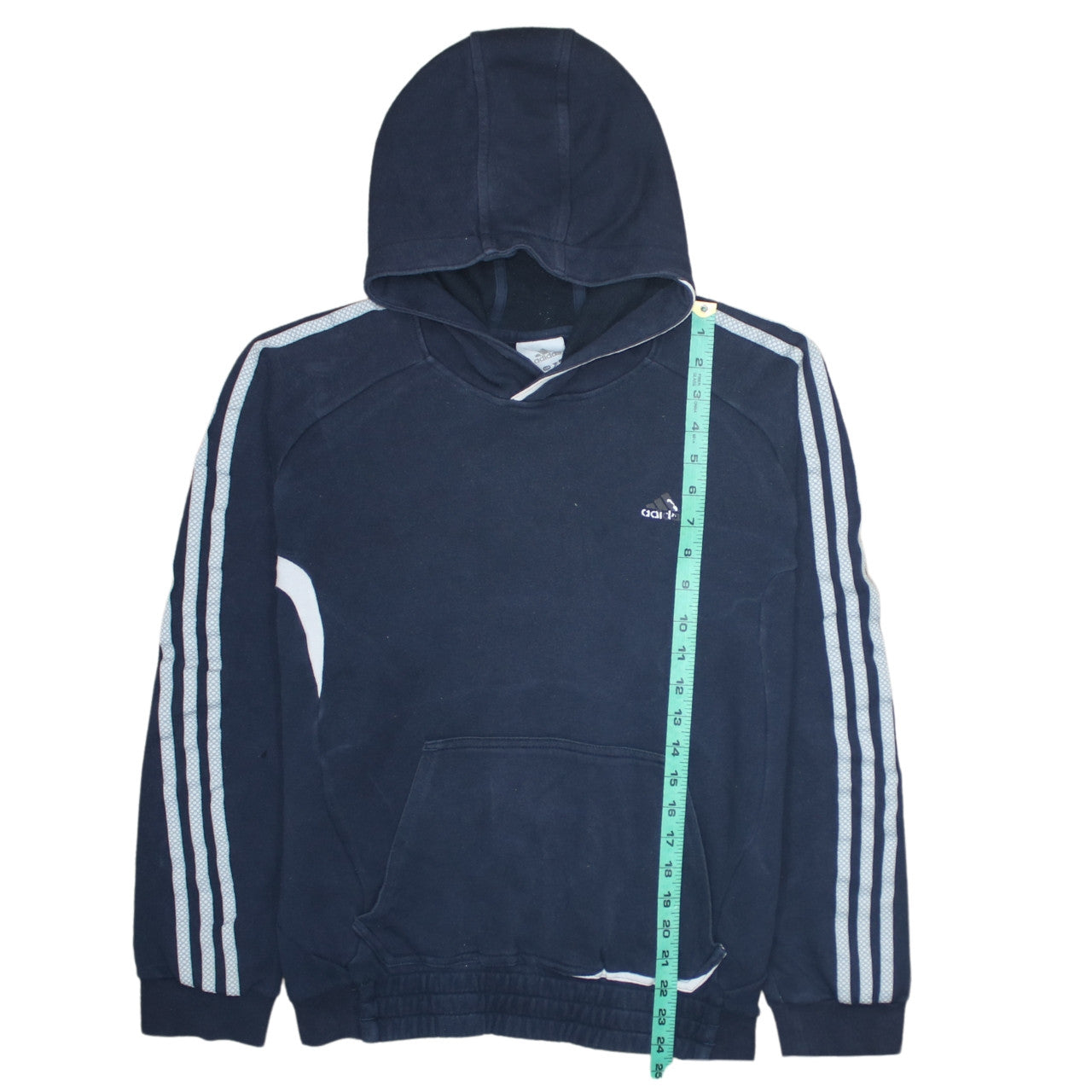 Mens UK Size S adidas Blue Pullover Hoodie
