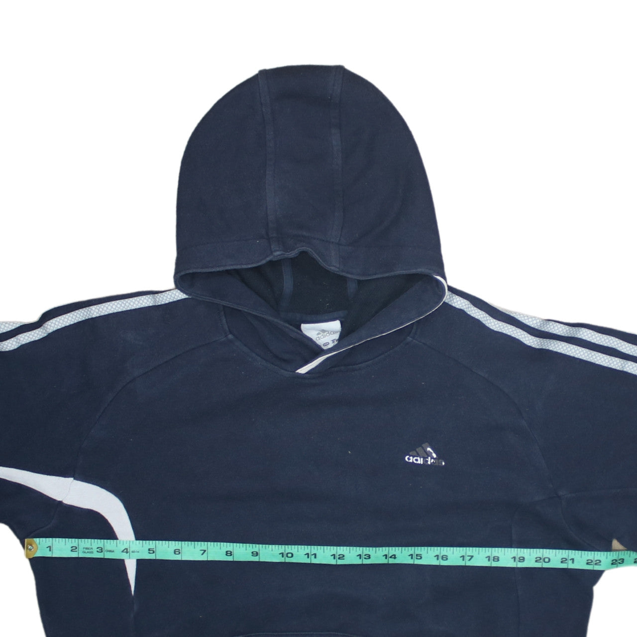Mens UK Size S adidas Blue Pullover Hoodie