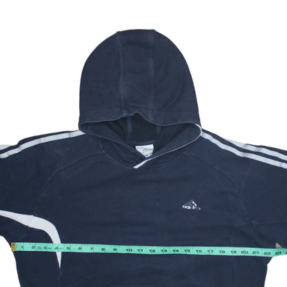 Mens UK Size S adidas Blue Pullover Hoodie