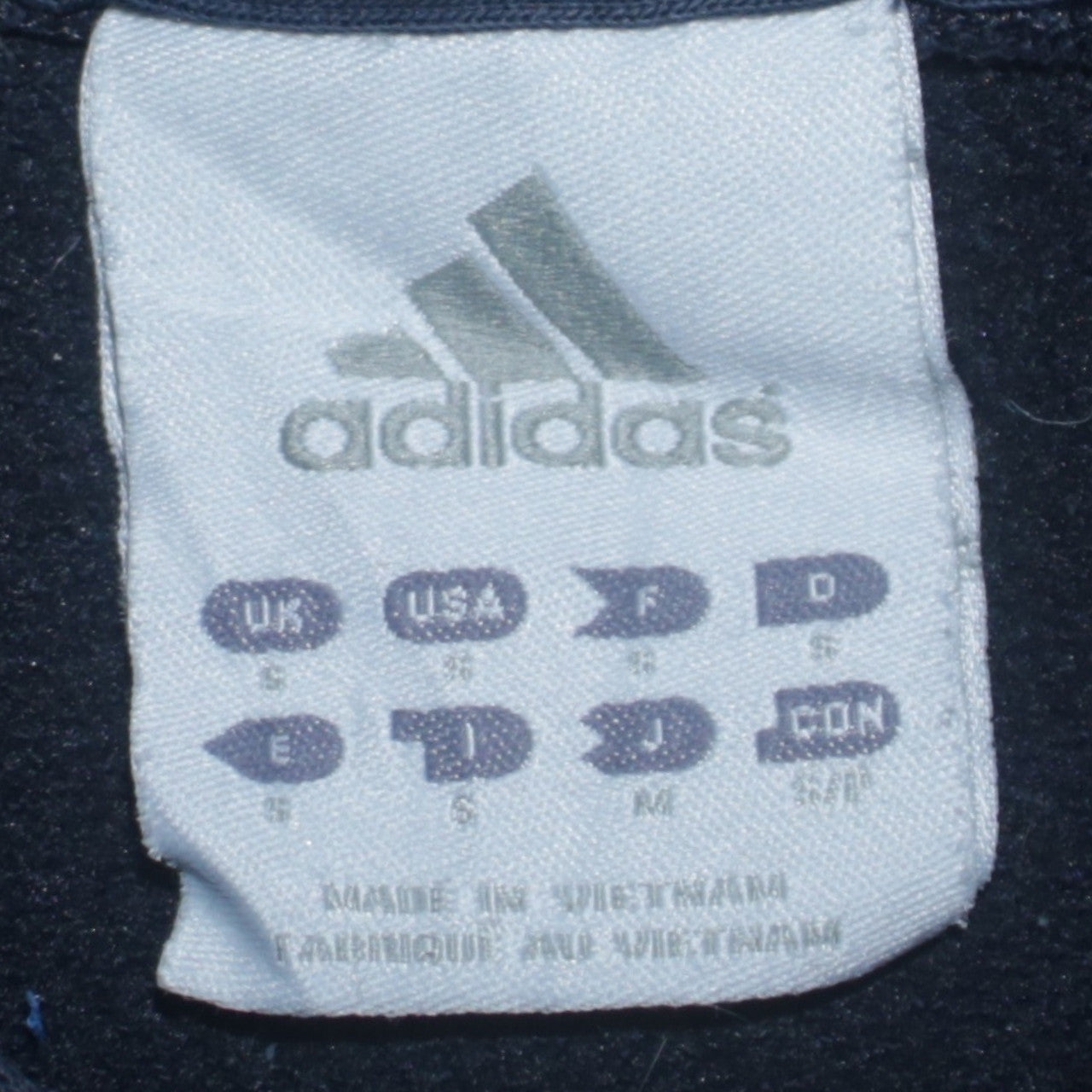 Mens UK Size S adidas Blue Pullover Hoodie