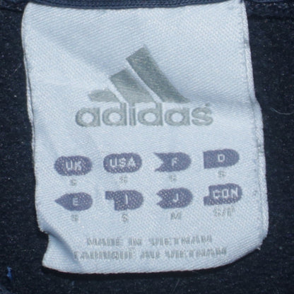Mens UK Size S adidas Blue Pullover Hoodie