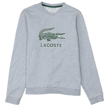 Boys UK Size 16 Years Lacoste Grey Pullover Sweatshirt