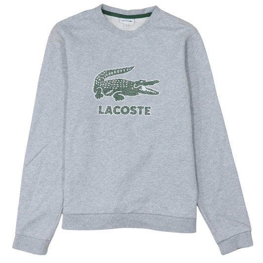 Boys UK Size 16 Years Lacoste Grey Pullover Sweatshirt