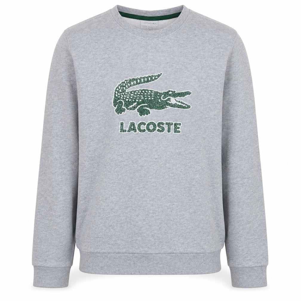 Boys UK Size 16 Years Lacoste Grey Pullover Sweatshirt