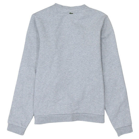 Boys UK Size 16 Years Lacoste Grey Pullover Sweatshirt