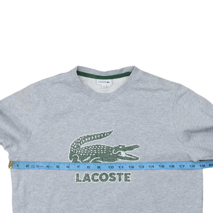 Boys UK Size 16 Years Lacoste Grey Pullover Sweatshirt