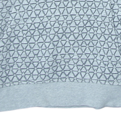 Nike Men's Grey Pullover Hoodie Small Geometric Logo Fleece
