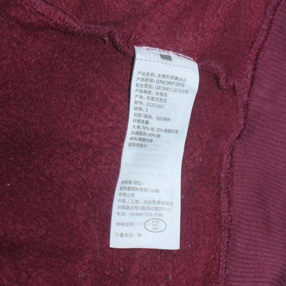 Mens UK Size S Hollister Red Pullover Hoodie