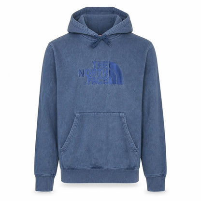 Mens UK Size M The North Face Blue Pullover Hoodie