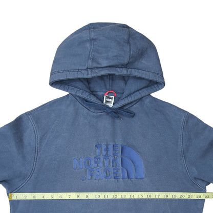 Mens UK Size M The North Face Blue Pullover Hoodie
