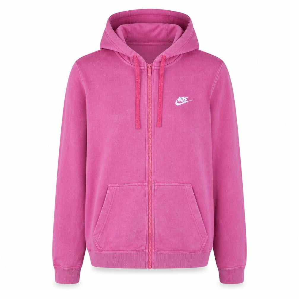 Womens UK Size S Nike Pink Full Zip Hoodie