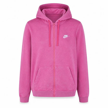 Womens UK Size S Nike Pink Full Zip Hoodie