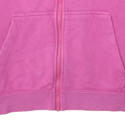 Womens UK Size S Nike Pink Full Zip Hoodie