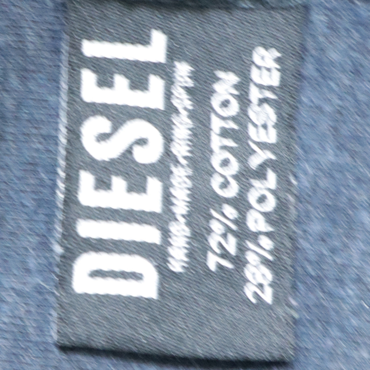 Mens UK Size S Diesel Blue Full Zip Hoodie