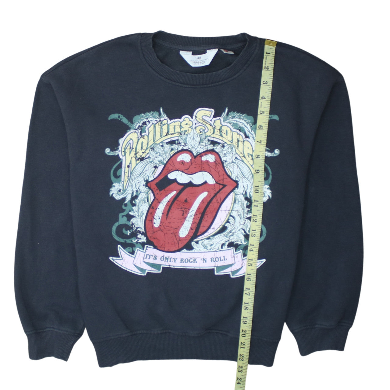Girls UK Size 10-12 Years H&M Black Pullover Sweatshirt