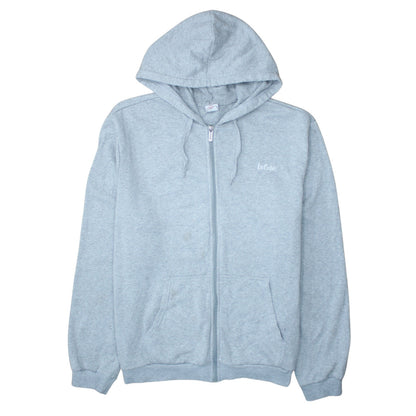 Mens UK Size 2XL Lee Cooper Grey Full Zip Hoodie