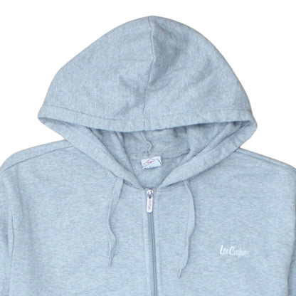 Mens UK Size 2XL Lee Cooper Grey Full Zip Hoodie