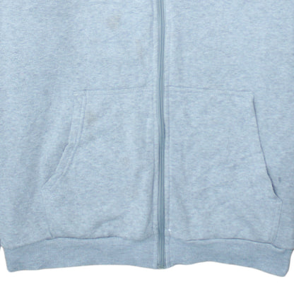 Mens UK Size 2XL Lee Cooper Grey Full Zip Hoodie