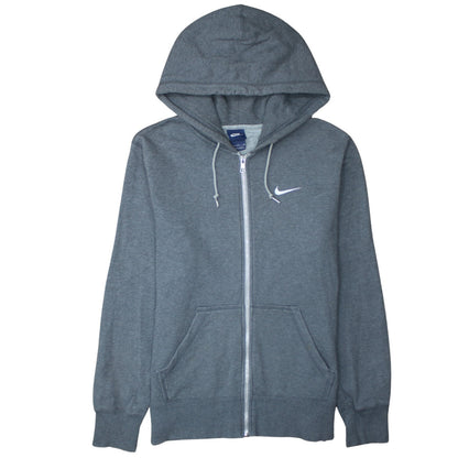 Mens UK Size M Nike Grey Full Zip Hoodie