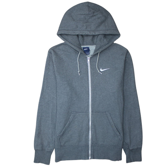Mens UK Size M Nike Grey Full Zip Hoodie