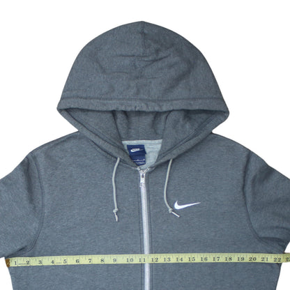 Mens UK Size M Nike Grey Full Zip Hoodie
