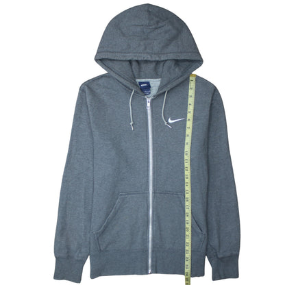 Mens UK Size M Nike Grey Full Zip Hoodie
