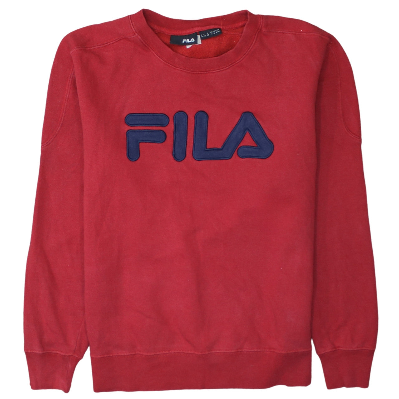 Mens UK Size M FILA Red Pullover Sweatshirt