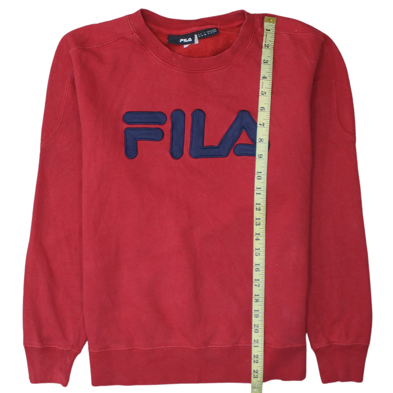 Mens UK Size M FILA Red Pullover Sweatshirt