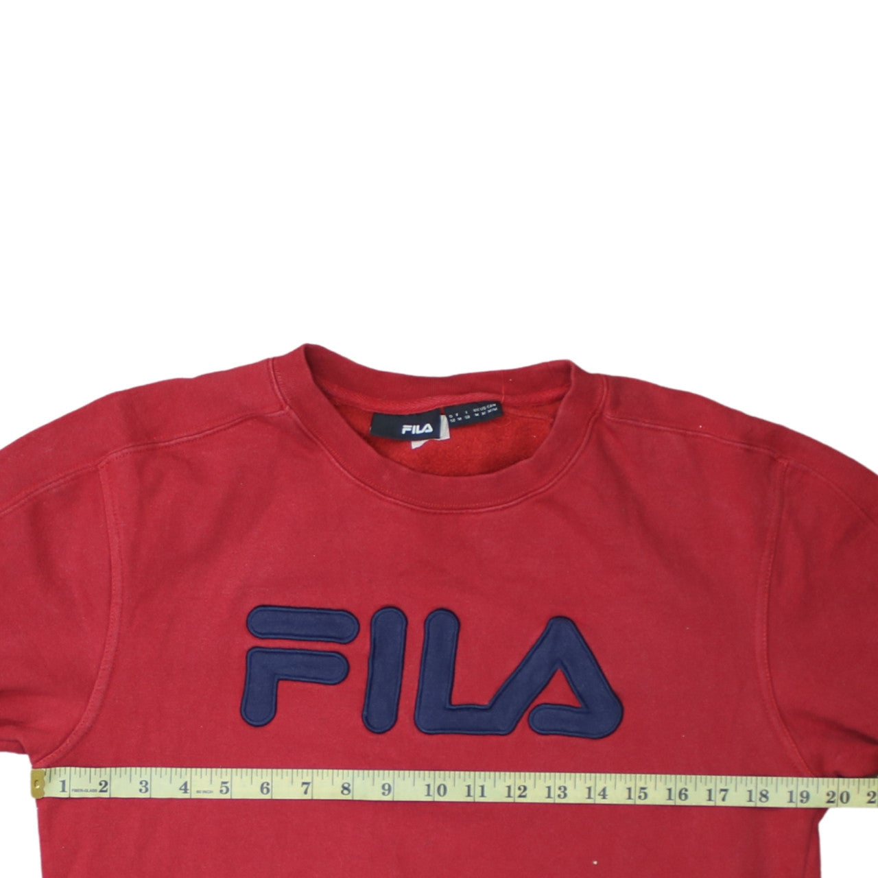 Mens UK Size M FILA Red Pullover Sweatshirt