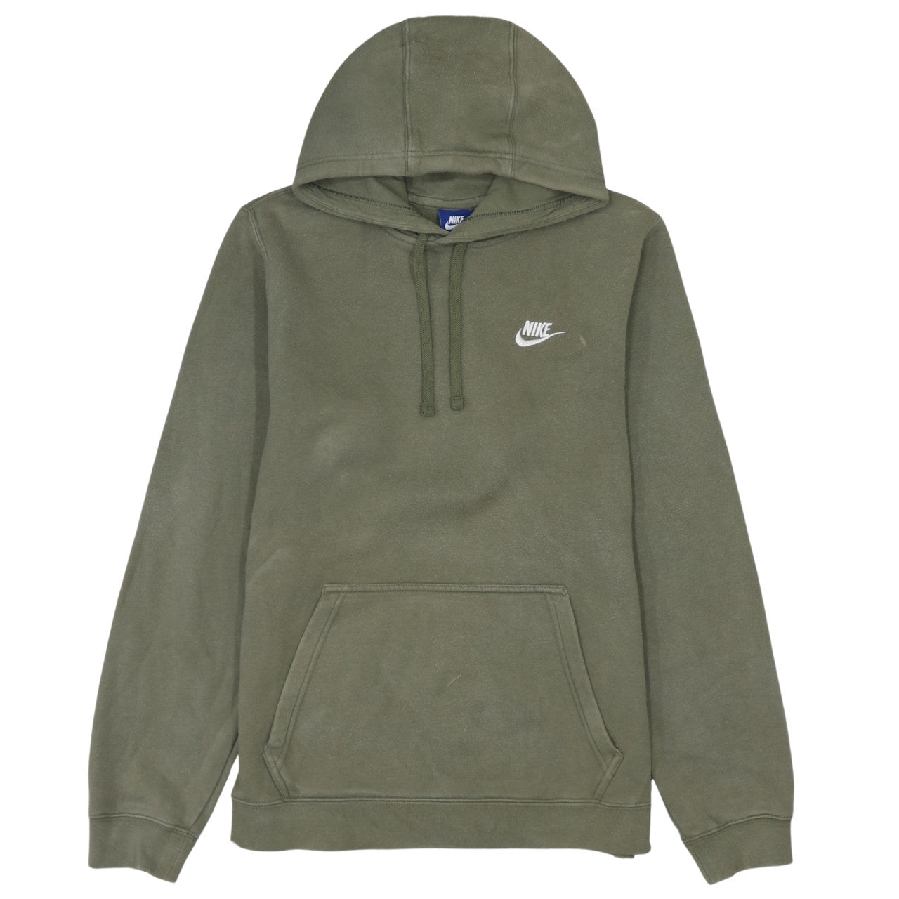 Mens UK Size S Nike Green Pullover Hoodie