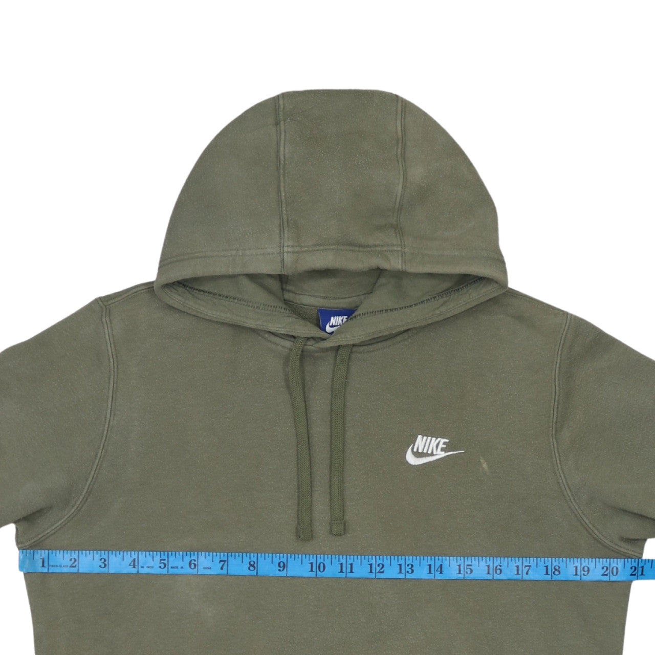Mens UK Size S Nike Green Pullover Hoodie